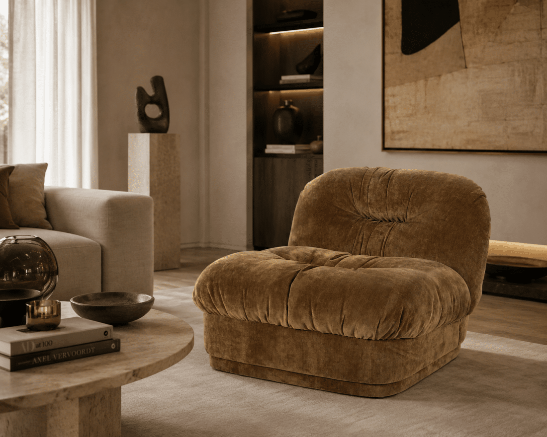 By-Boo fauteuil Nook mustard