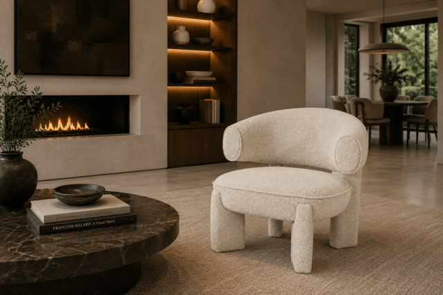 By-Boo fauteuil Phanti beige