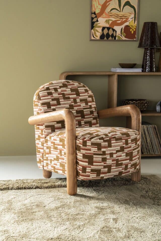 By-Boo fauteuil Retrova met arm print