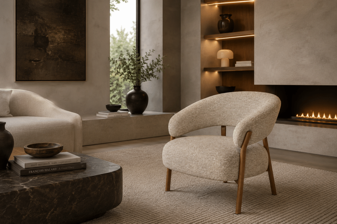 By-Boo fauteuil Sedia met arm bruin By-Boo fauteuil Sedia met arm bruin