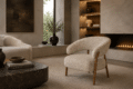 By-Boo fauteuil Sedia met arm bruin