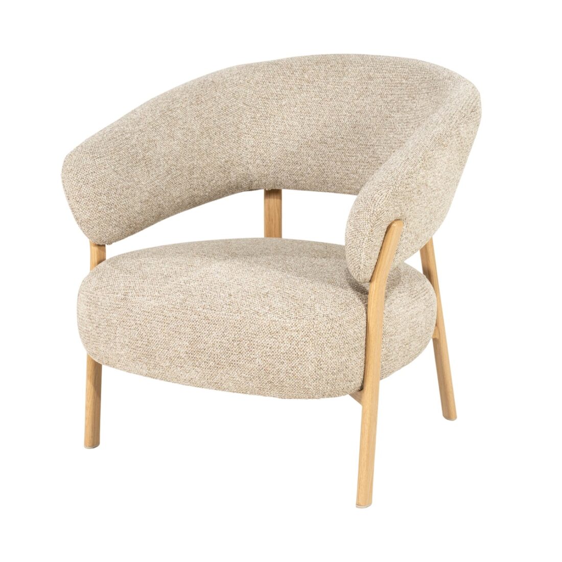 By Boo Fauteuil Sedia Met Arm Natural By Boo Fauteuil Sedia Met Arm Natural