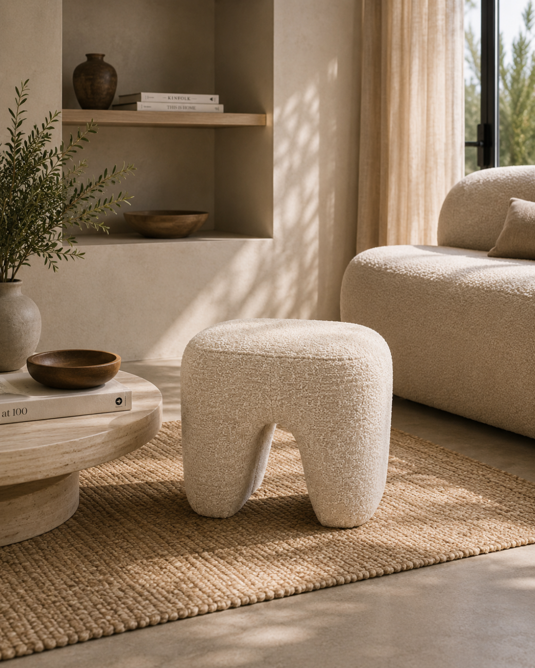By-Boo poef Bayo beige By-Boo poef Bayo beige