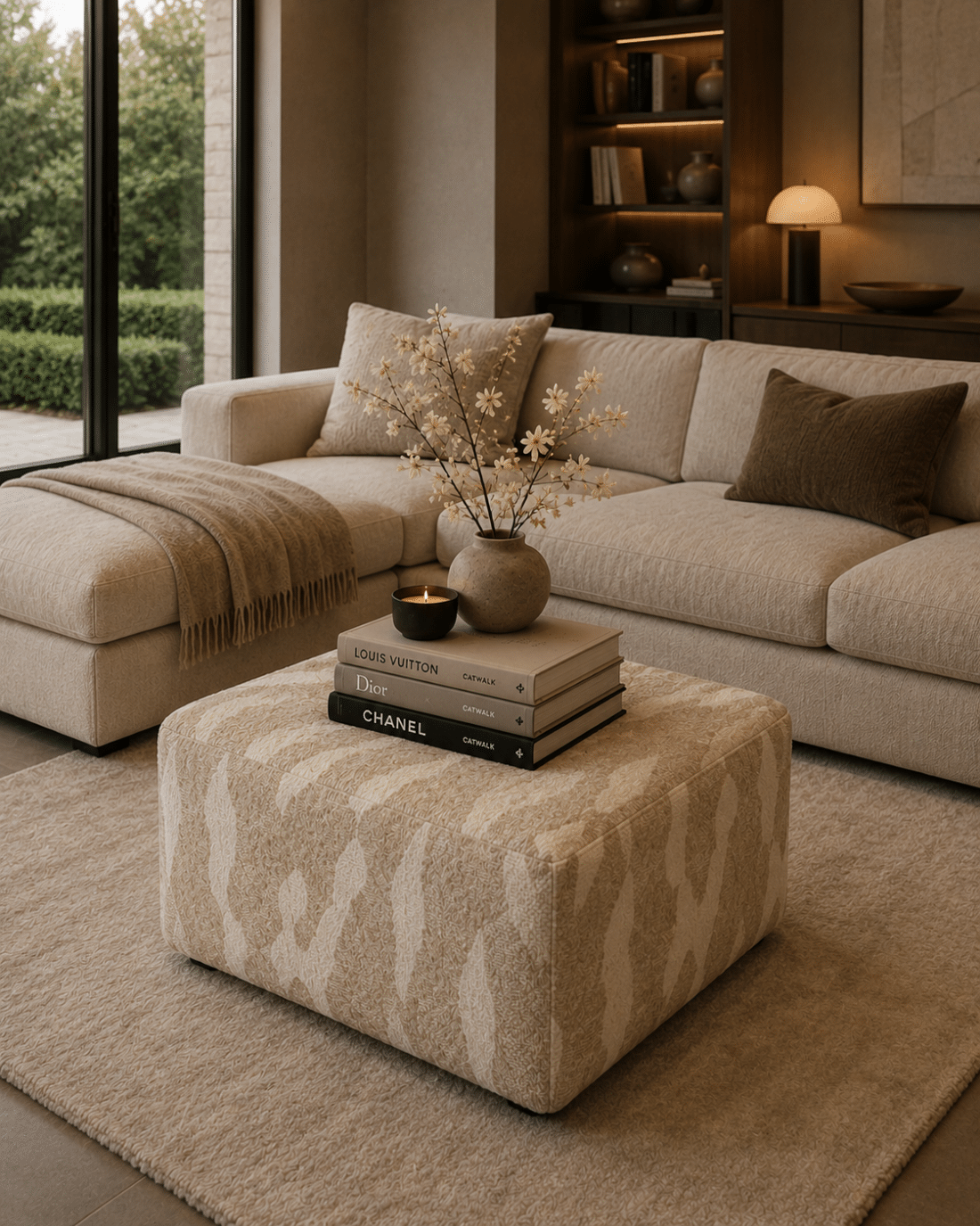 By Boo Poef Rytm Groot Beige By Boo Poef Rytm Groot Beige