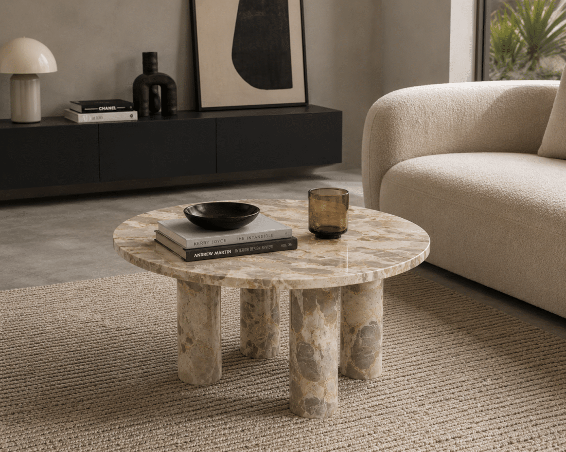 By-Boo salontafel Marmo 70x70x35 cm marmer By-Boo salontafel Marmo 70x70x35 cm marmer