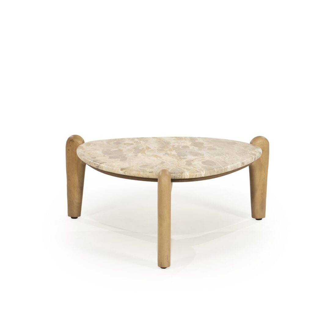 By-Boo salontafel Marnish beige 70x70x28 cm marmer By-Boo salontafel Marnish beige 70x70x28 cm marmer