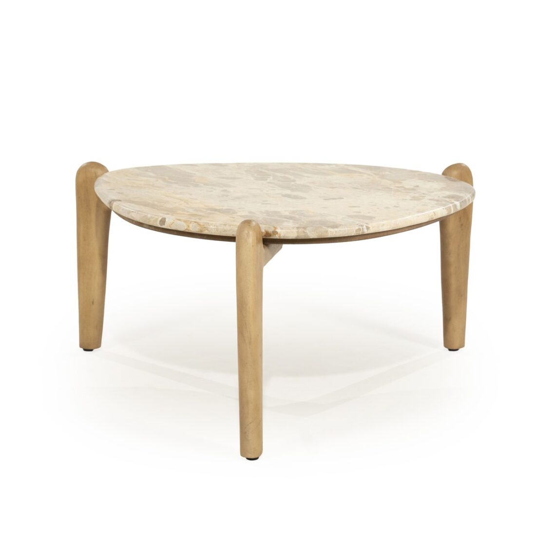 By-Boo salontafel Marnish beige 85x85x40 cm marmer By-Boo salontafel Marnish beige 85x85x40 cm marmer