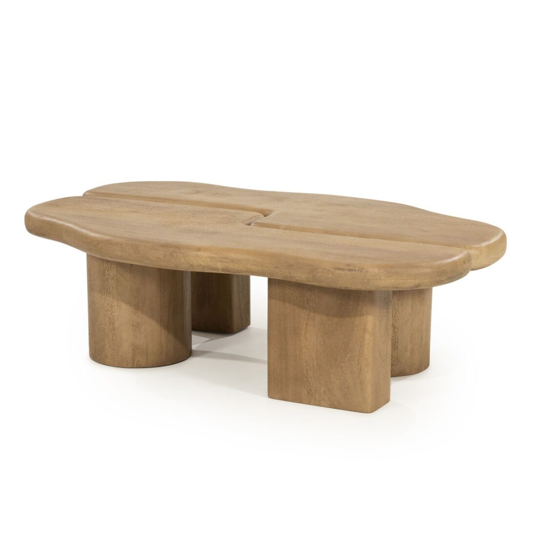 By Boo Salontafel Yuo 100x80x30 Cm Naturel Mangohout