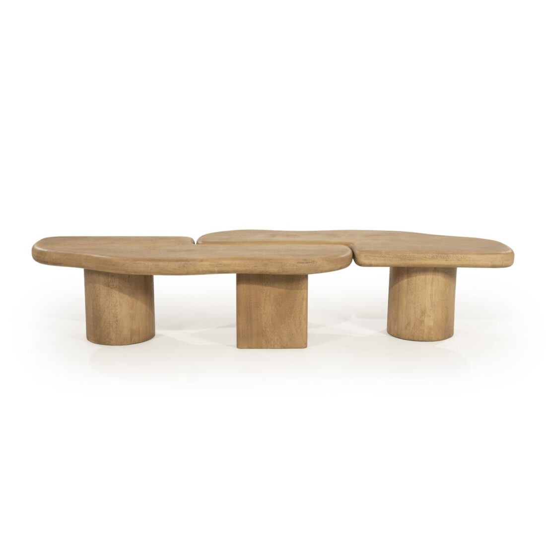 By Boo Salontafel Yuo 100x80x30 Cm Naturel Mangohout