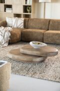 By-Boo salontafel kabo lichtbruin 100x80x27 cm mangohout