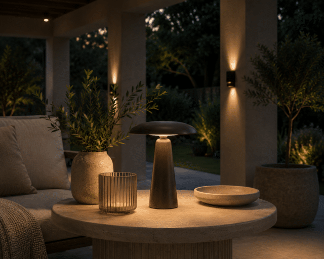 By Boo Tafellamp 23x23x27 5 Cm Modo Donkerbruin