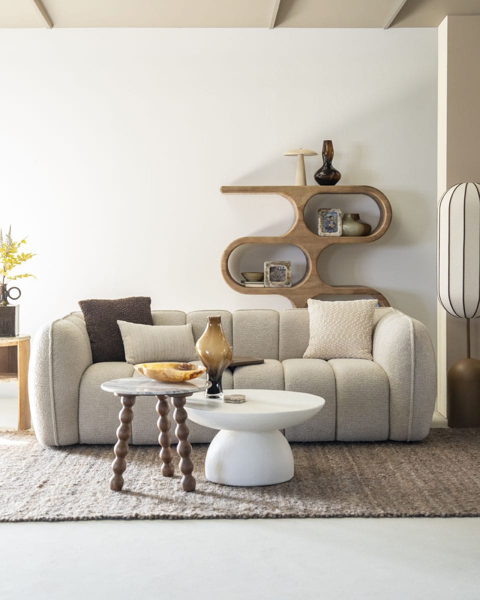 By Boo Wandkast Esu 120x31x150 Cm Mangohout By Boo Wandkast Esu 120x31x150 Cm Mangohout