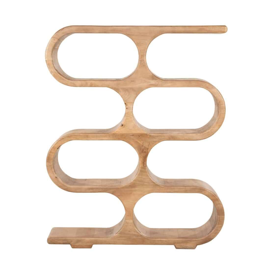 By Boo Wandkast Esu 120x31x150 Cm Mangohout By Boo Wandkast Esu 120x31x150 Cm Mangohout