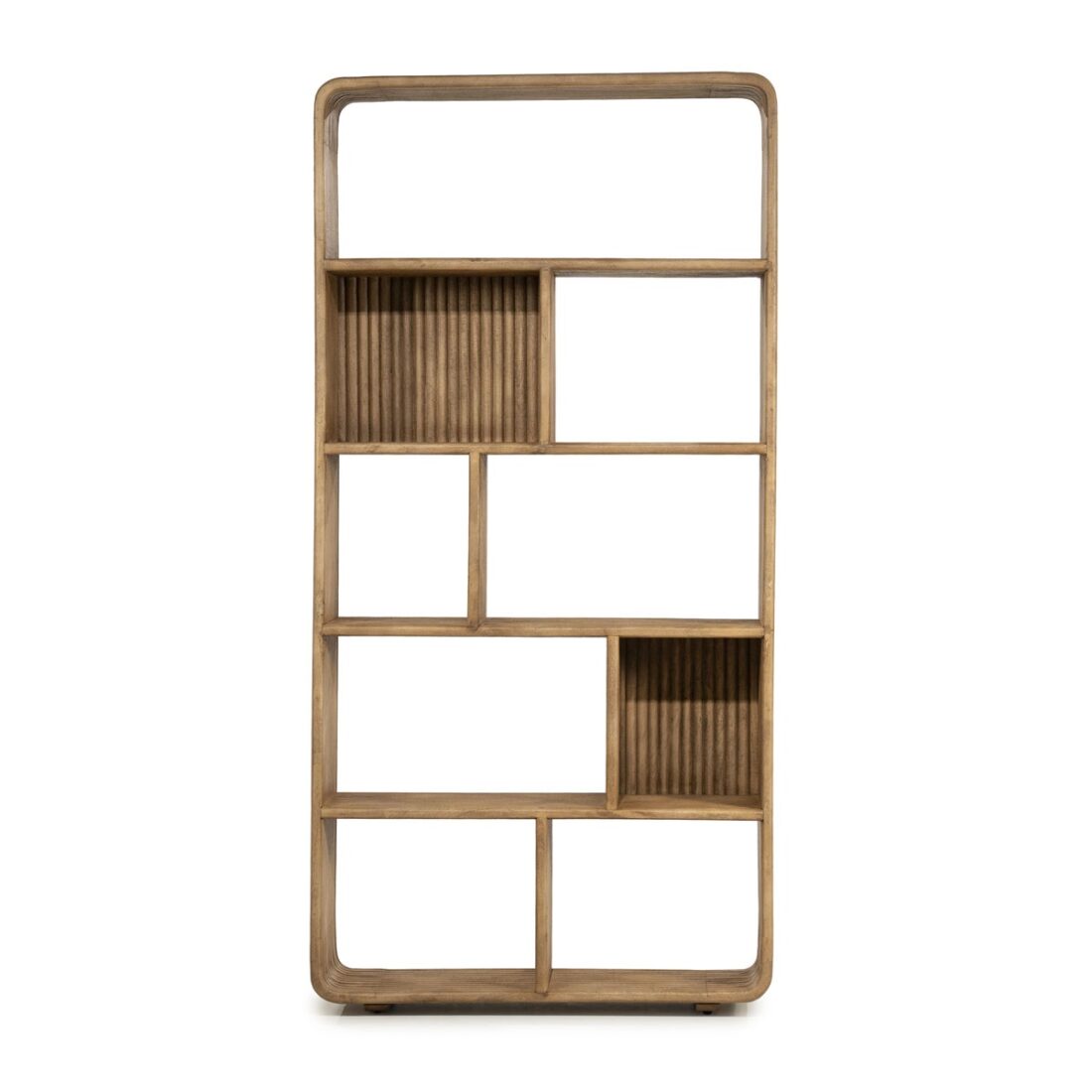 By Boo Wandkast Rigato 100x30x200 Cm Mangohout By Boo Wandkast Rigato 100x30x200 Cm Mangohout