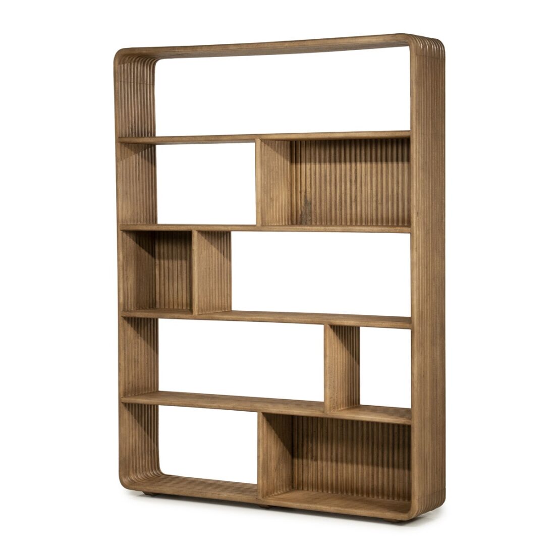 By Boo Wandkast Rigato 150x30x200 Cm Mangohout By Boo Wandkast Rigato 150x30x200 Cm Mangohout