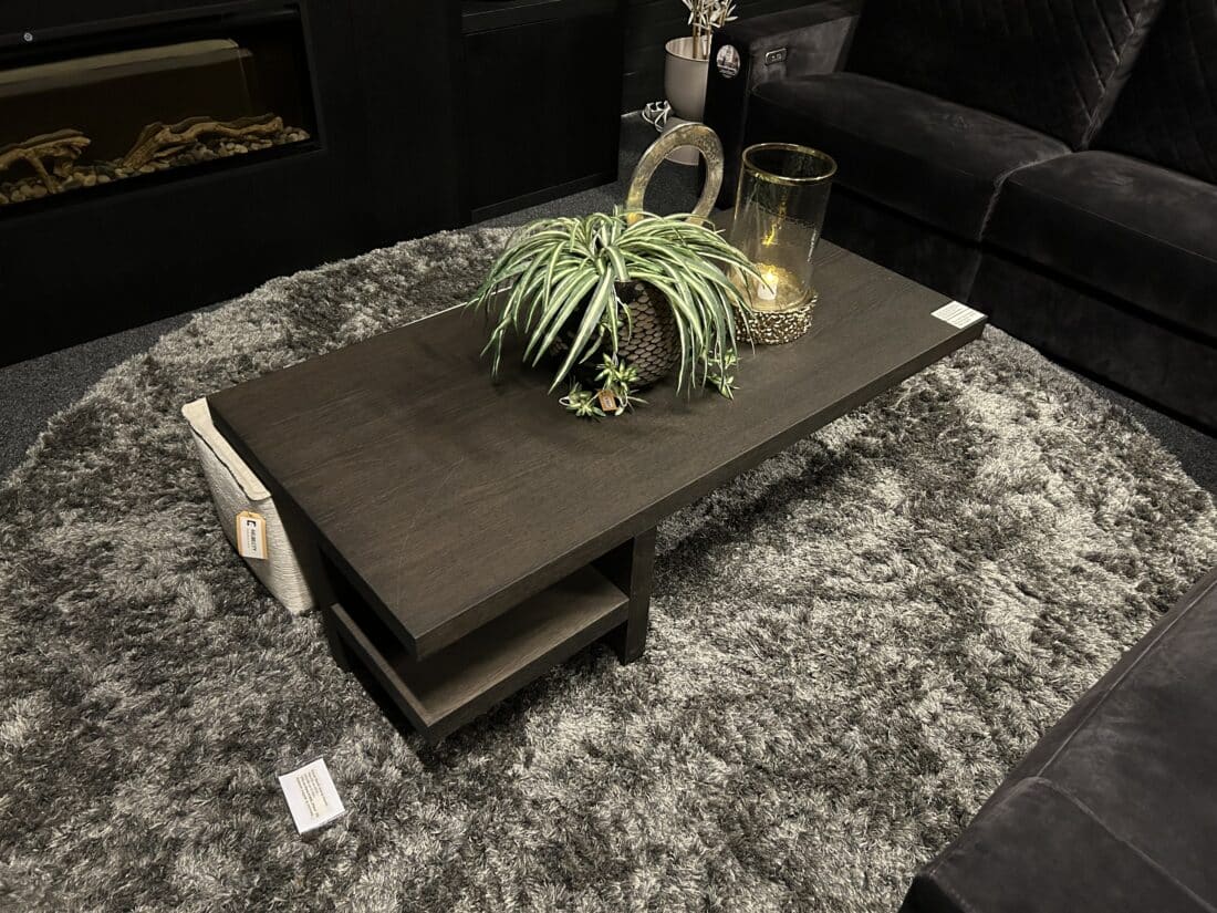 SHOWMODEL Van der Drift salontafel Marque type XIX eiken incl. hocker 140x70x40 cm