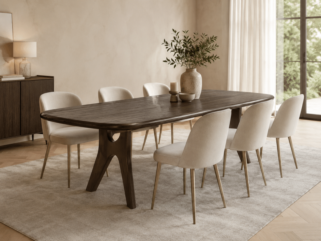 Nijwie Mysons Eetkamertafel 200 Langwerpig Met Ronde Hoeken Mango Espresso Brown 8211 Addo Table Collection