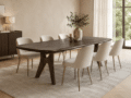 Nijwie MySons Eetkamertafel 200, langwerpig met ronde hoeken, Mango Espresso Brown - Addo Table Collection