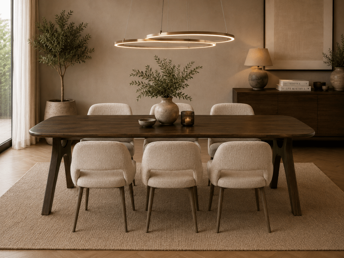 Nijwie MySons Eetkamertafel 220, langwerpig met ronde hoeken, Mango Espresso Brown - Addo Table Collection Nijwie MySons Eetkamertafel 220, langwerpig met ronde hoeken, Mango Espresso Brown - Addo Table Collection