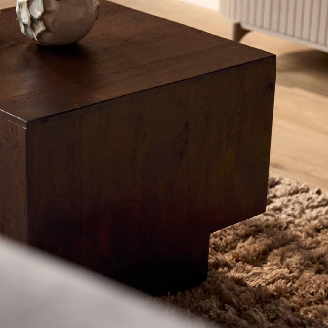 Starfurn Salontafel Livia Bruin Mangohout 56 Cm