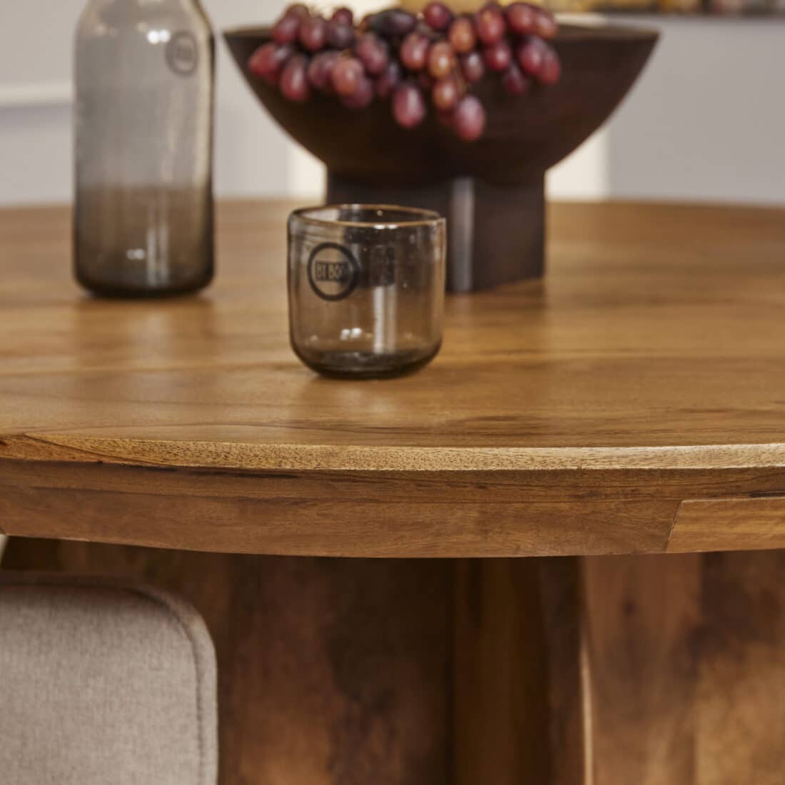 Starfurn Ronde Eettafel Tense Naturel Mangohout 150 Cm Starfurn Ronde Eettafel Tense Naturel Mangohout 150 Cm
