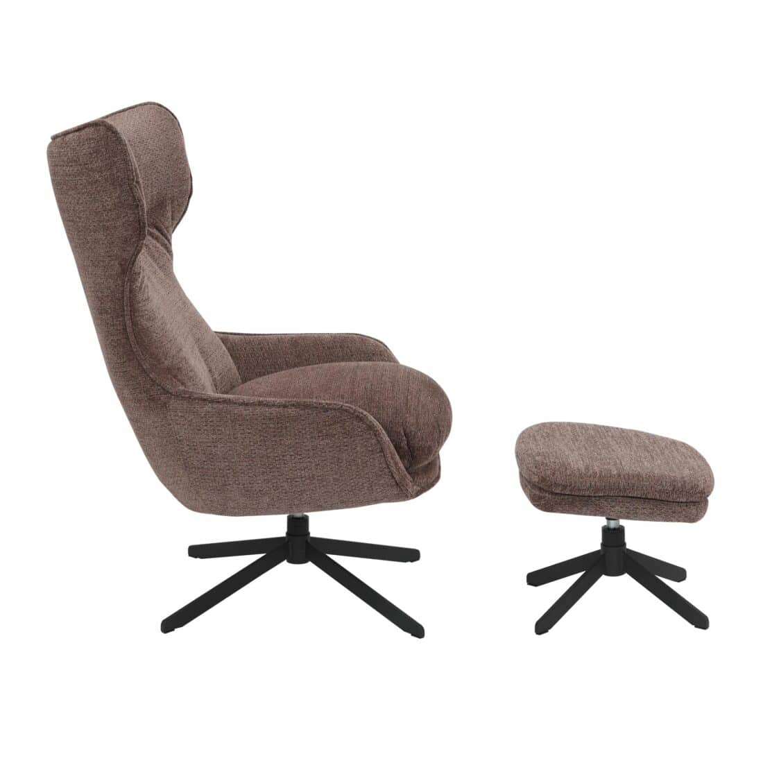 Starfurn Draaibare Fauteuil Olivia Paars Starfurn Draaibare Fauteuil Olivia Paars