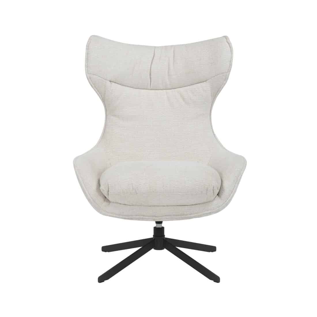 Starfurn Draaibare Fauteuil Olivia Gebroken Wit