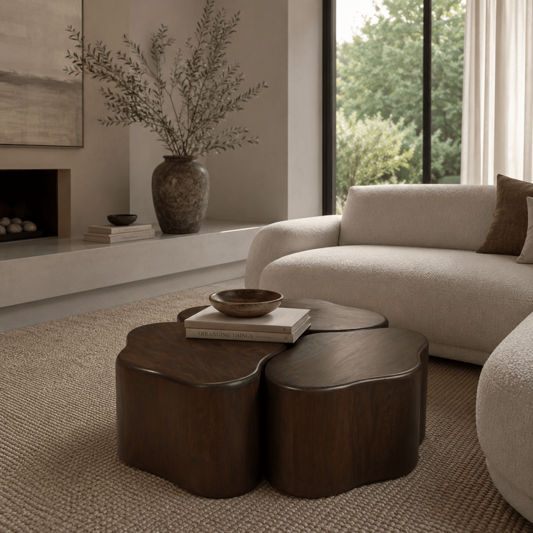 Starfurn Salontafel Elara Mangohout Bruin 115 cm