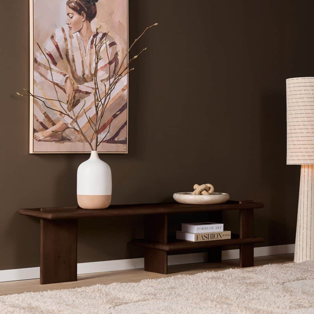 Starfurn Tv meubel Lina Bruin Mangohout 160 cm