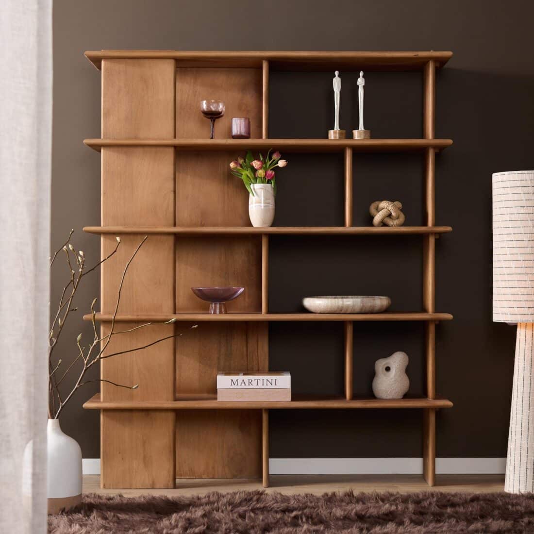 Starfurn Wandkast Lina Naturel Mangohout 150 cm