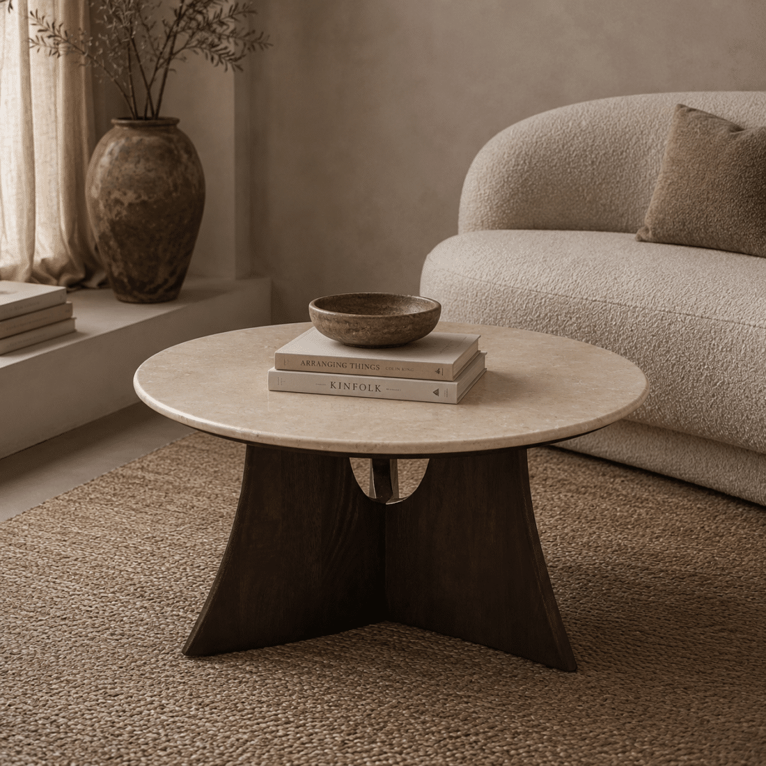 Starfurn salontafel Milo 80 cm marmer
