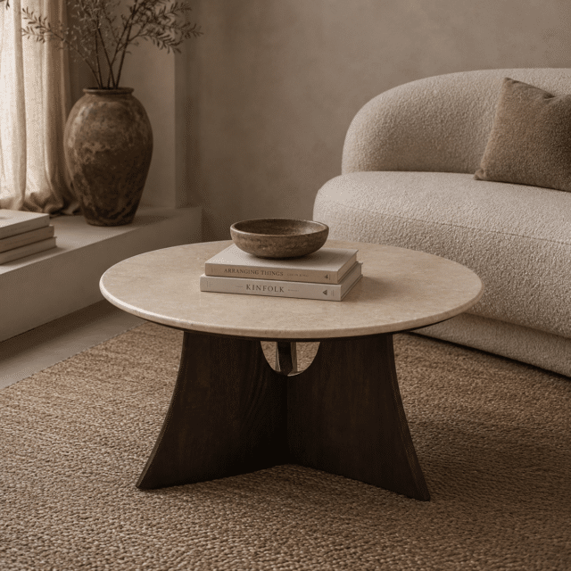 Starfurn salontafel Milo 80 cm marmer