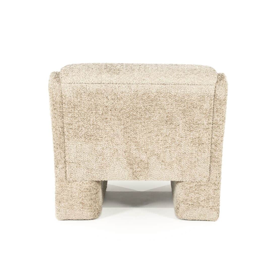 achterkant By-Boo fauteuil Omla taupe