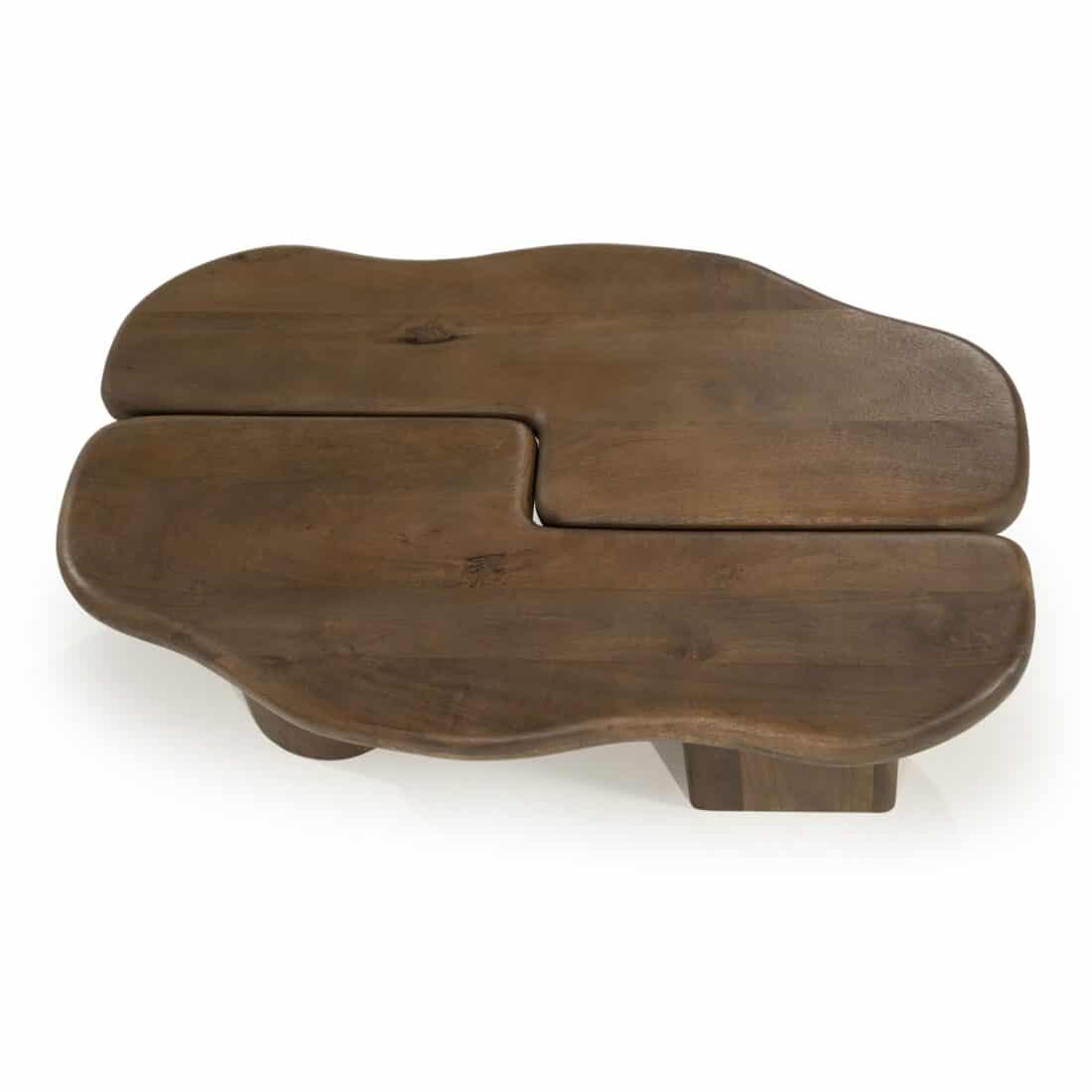 By Boo Salontafel Yuo 100x80x30 Cm Bruin Mangohout