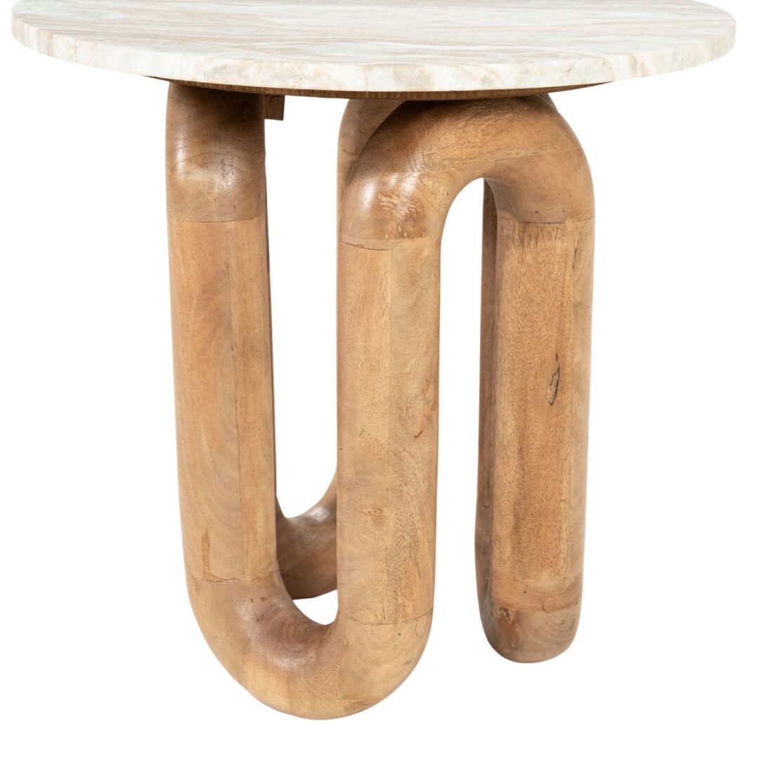 By Boo Bijzettafel Loopstone 52x52x51 Cm Marmer