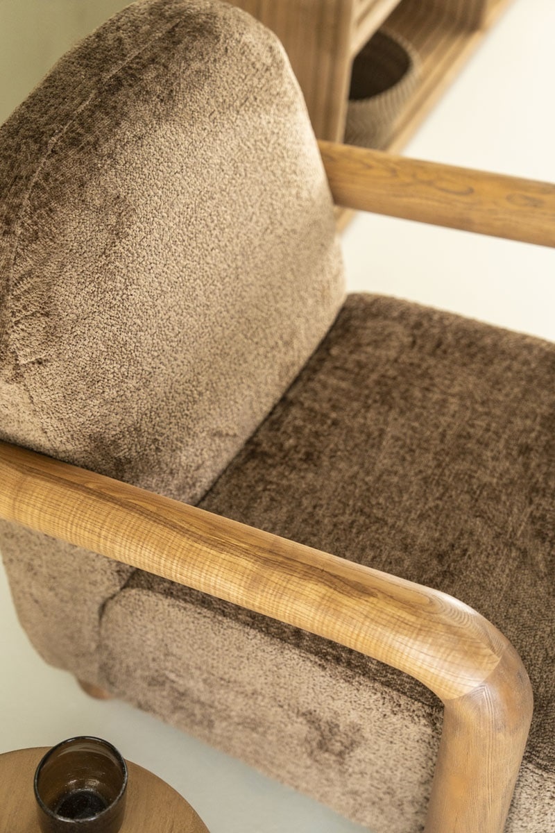 By Boo Fauteuil Retrova Met Arm Bruin By Boo Fauteuil Retrova Met Arm Bruin