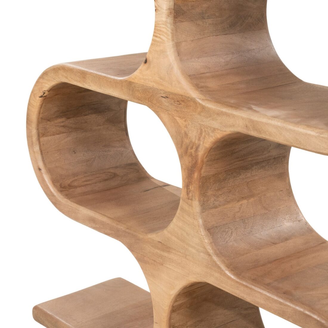 By Boo Wandkast Esu 120x31x150 Cm Mangohout By Boo Wandkast Esu 120x31x150 Cm Mangohout