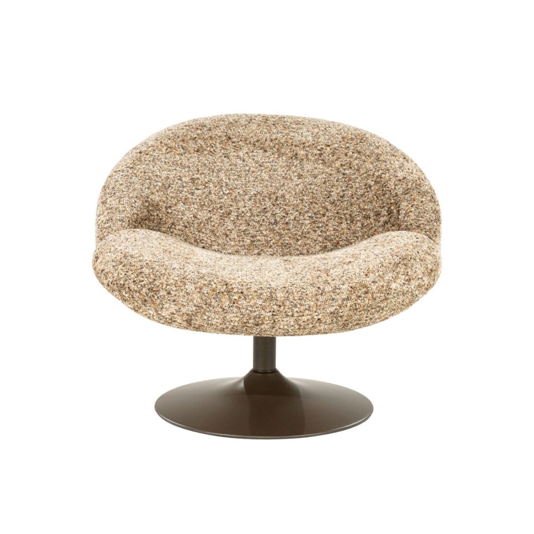 voorkant By-Boo fauteuil Ducky taupe voorkant By-Boo fauteuil Ducky taupe
