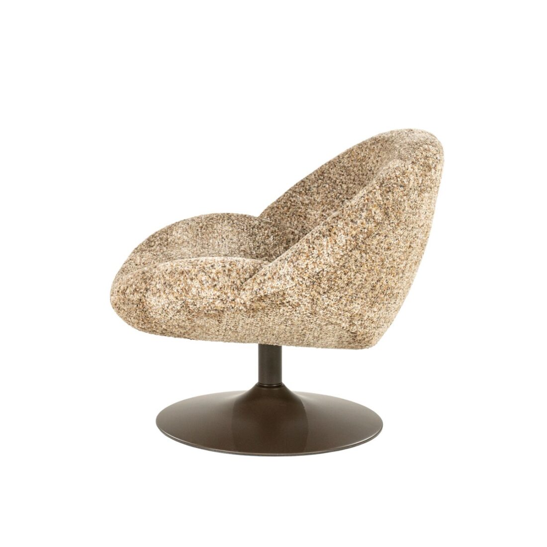 zijkant By-Boo fauteuil Ducky taupe zijkant By-Boo fauteuil Ducky taupe