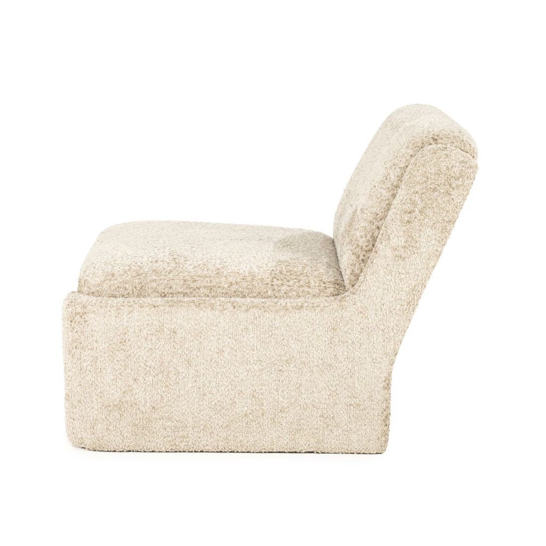 zijkant By-Boo fauteuil Omla taupe