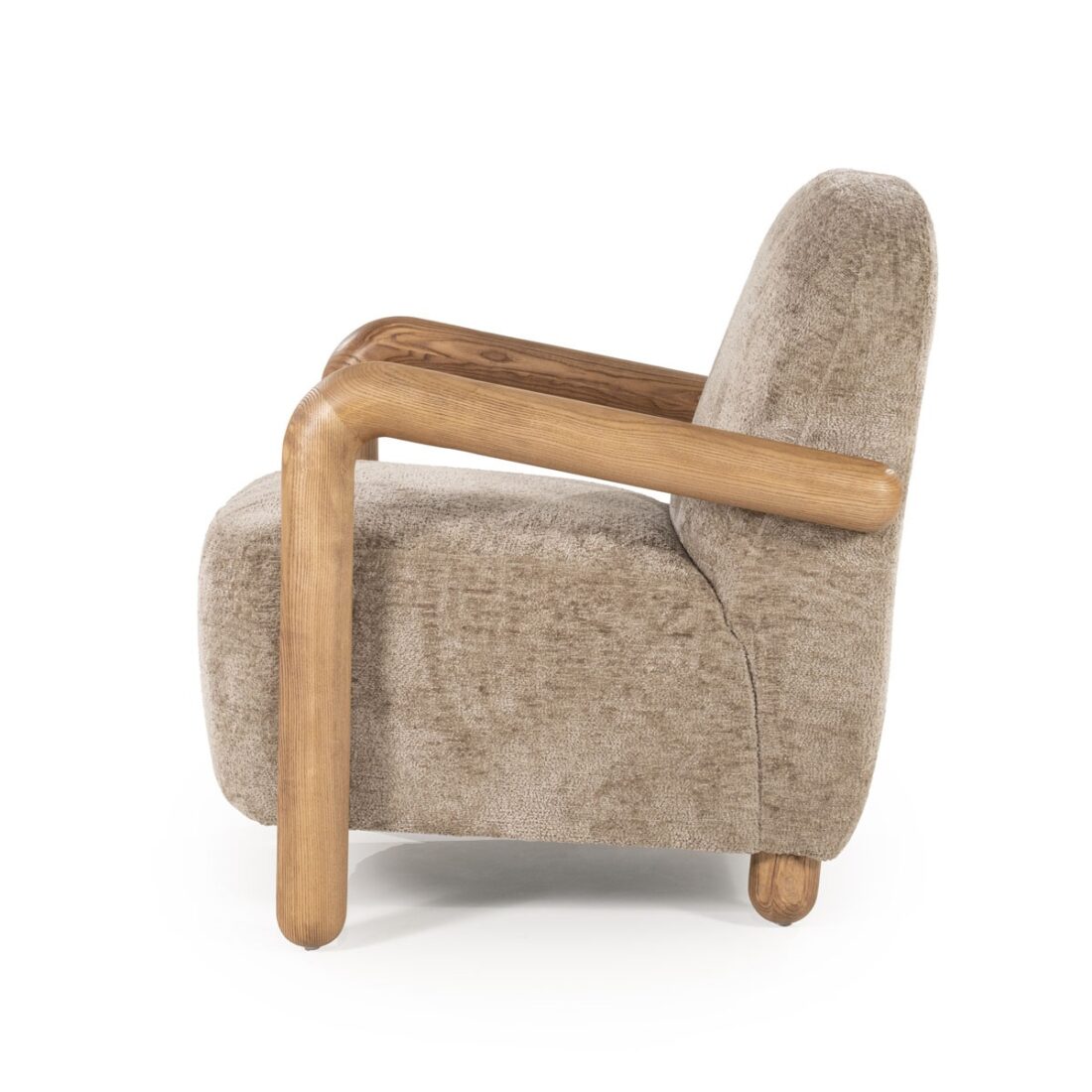 By Boo Fauteuil Retrova Met Arm Taupe By Boo Fauteuil Retrova Met Arm Taupe