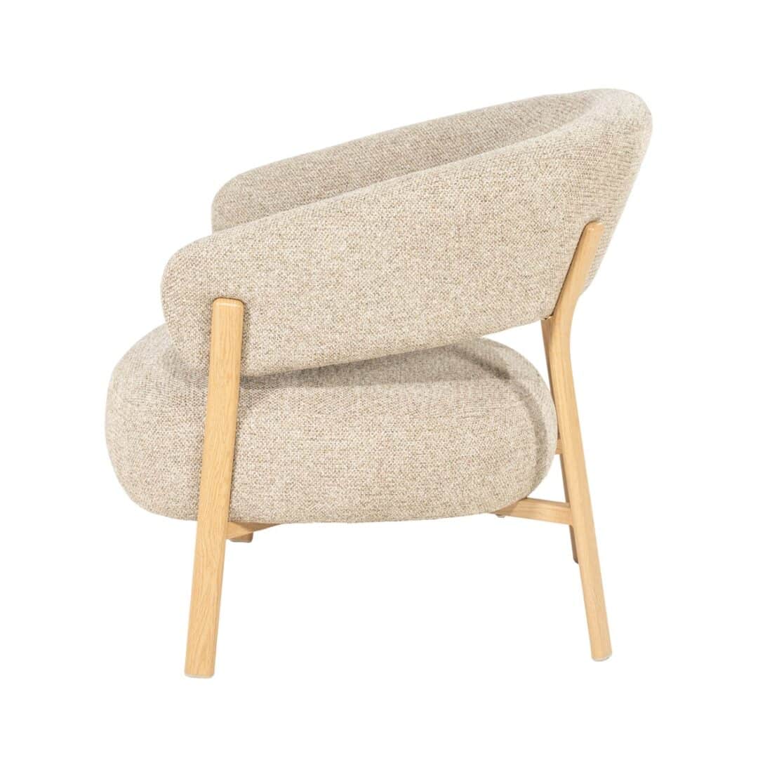 By Boo Fauteuil Sedia Met Arm Natural By Boo Fauteuil Sedia Met Arm Natural
