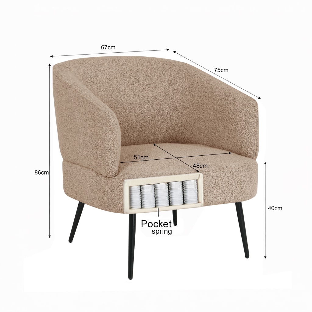 Livingfurn Fauteuil Coco Blossom Lodge