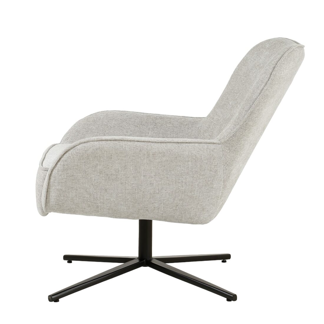 Livingfurn Fauteuil Sven Draaibaar Met Arm Toffee Livingfurn Fauteuil Sven Draaibaar Met Arm Toffee