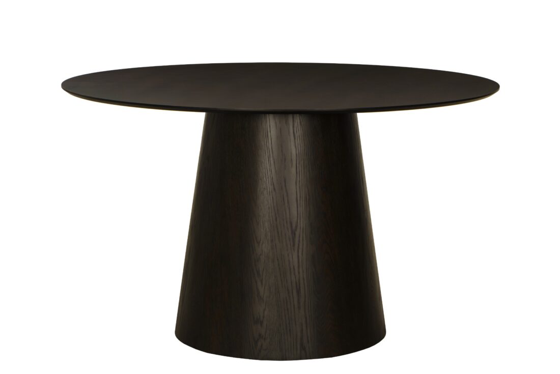 Livingfurn Eettafel Novero Espresso 130cm Rond Livingfurn Eettafel Novero Espresso 130cm Rond