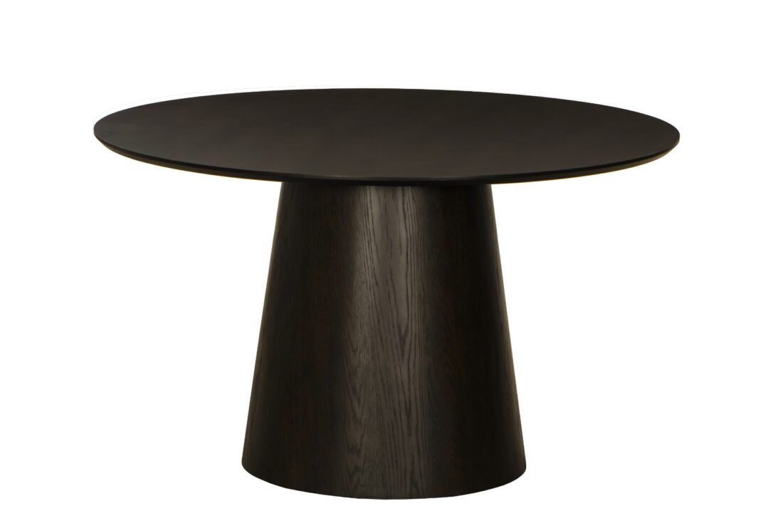 Livingfurn Eettafel Novero Espresso 130cm Rond Livingfurn Eettafel Novero Espresso 130cm Rond