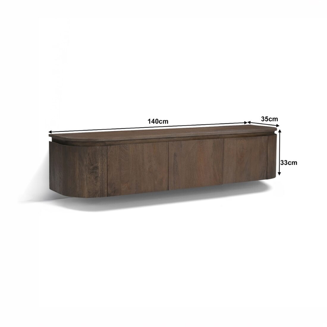Livingfurn Tv Meubel Elvano Malta Zwevend 140cm Livingfurn Tv Meubel Elvano Malta Zwevend 140cm