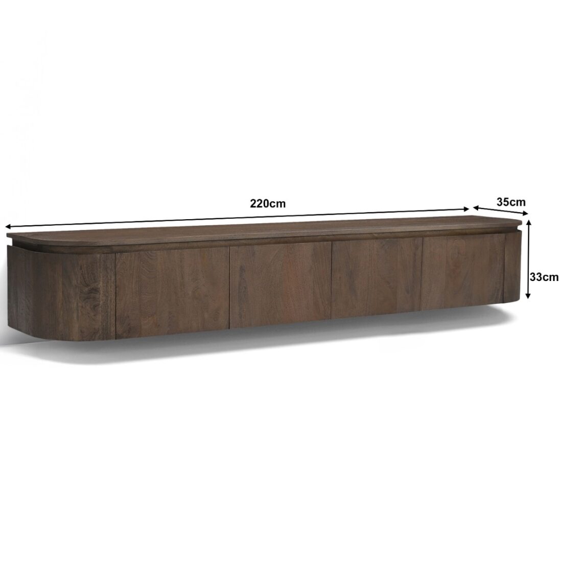 Livingfurn Tv Meubel Elvano Malta Zwevend 220cm Livingfurn Tv Meubel Elvano Malta Zwevend 220cm