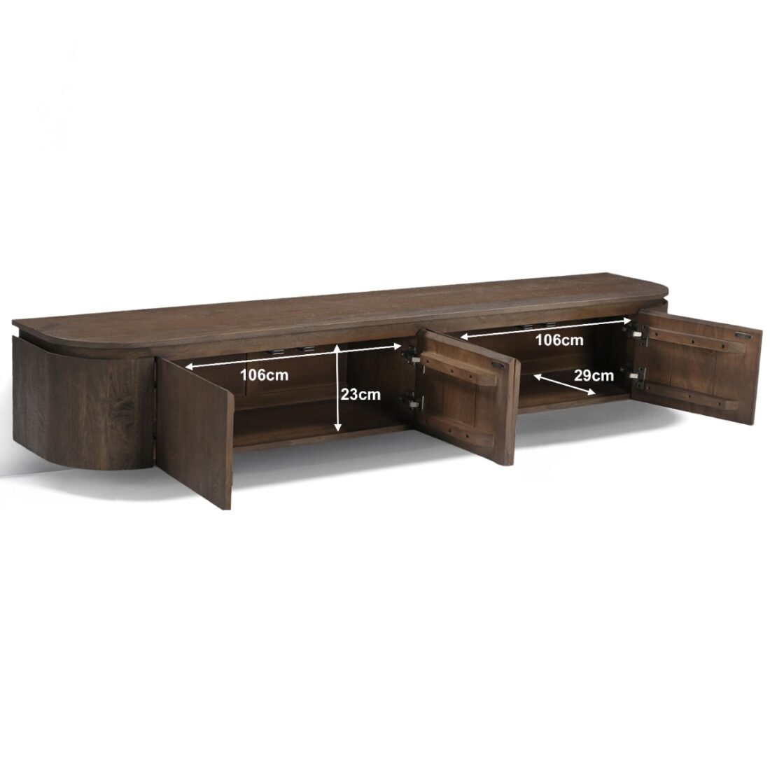 Livingfurn Tv Meubel Elvano Malta Zwevend 220cm Livingfurn Tv Meubel Elvano Malta Zwevend 220cm