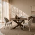Livingfurn Brix Montreaux Round Brown 150cm
